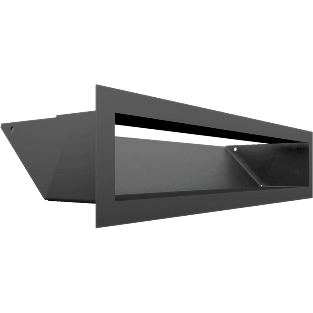 GRELHA VENTILAÇÃO PARA LAREIRA LUFT GRAFITE 9X40CM 45S SF