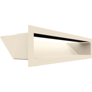 GRELHA VENTILAÇÃO PARA LAREIRA LUFT CREME 9X40CM 45S SF