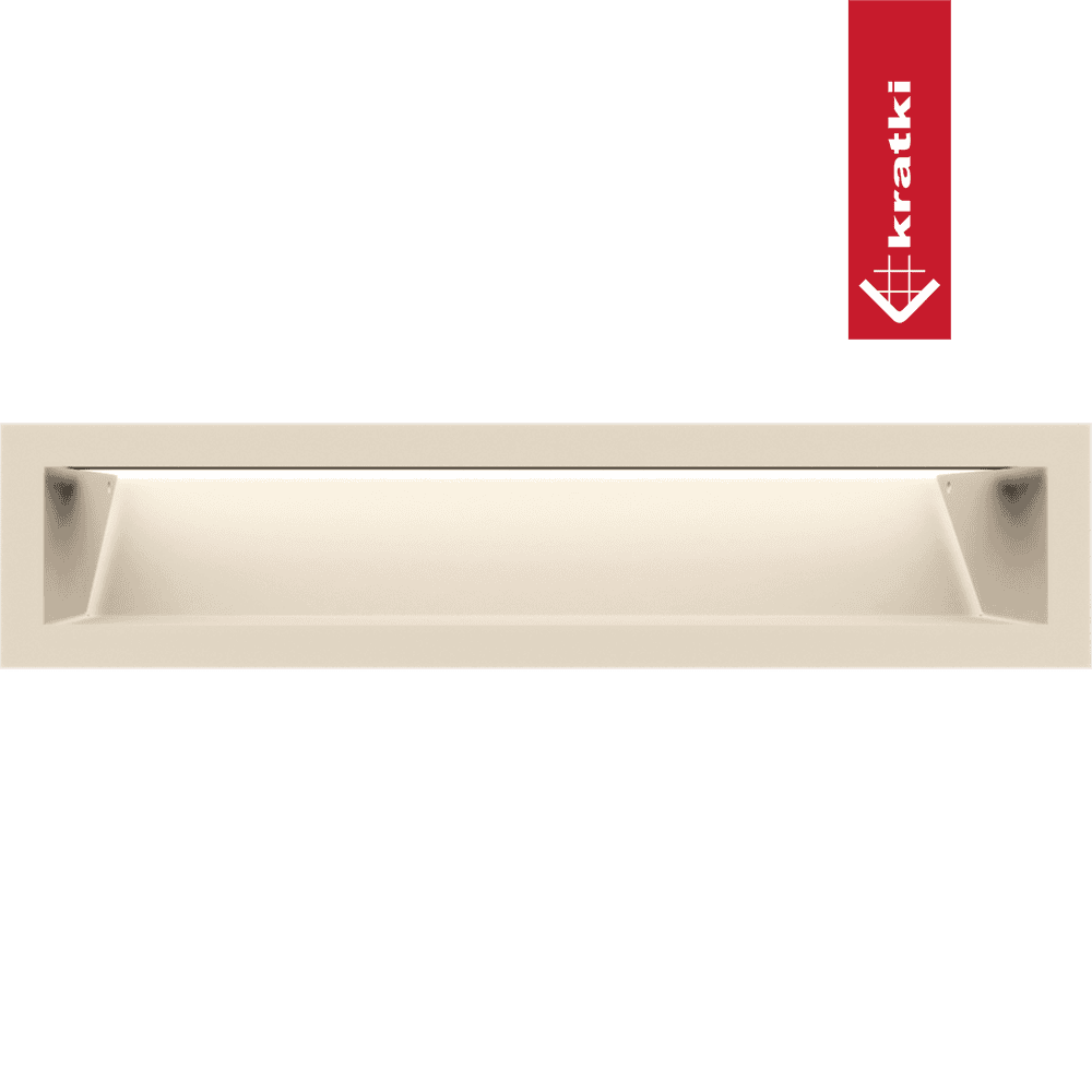 GRELHA VENTILAÇÃO PARA LAREIRA LUFT CREME 9X40CM 45S SF - Image 2