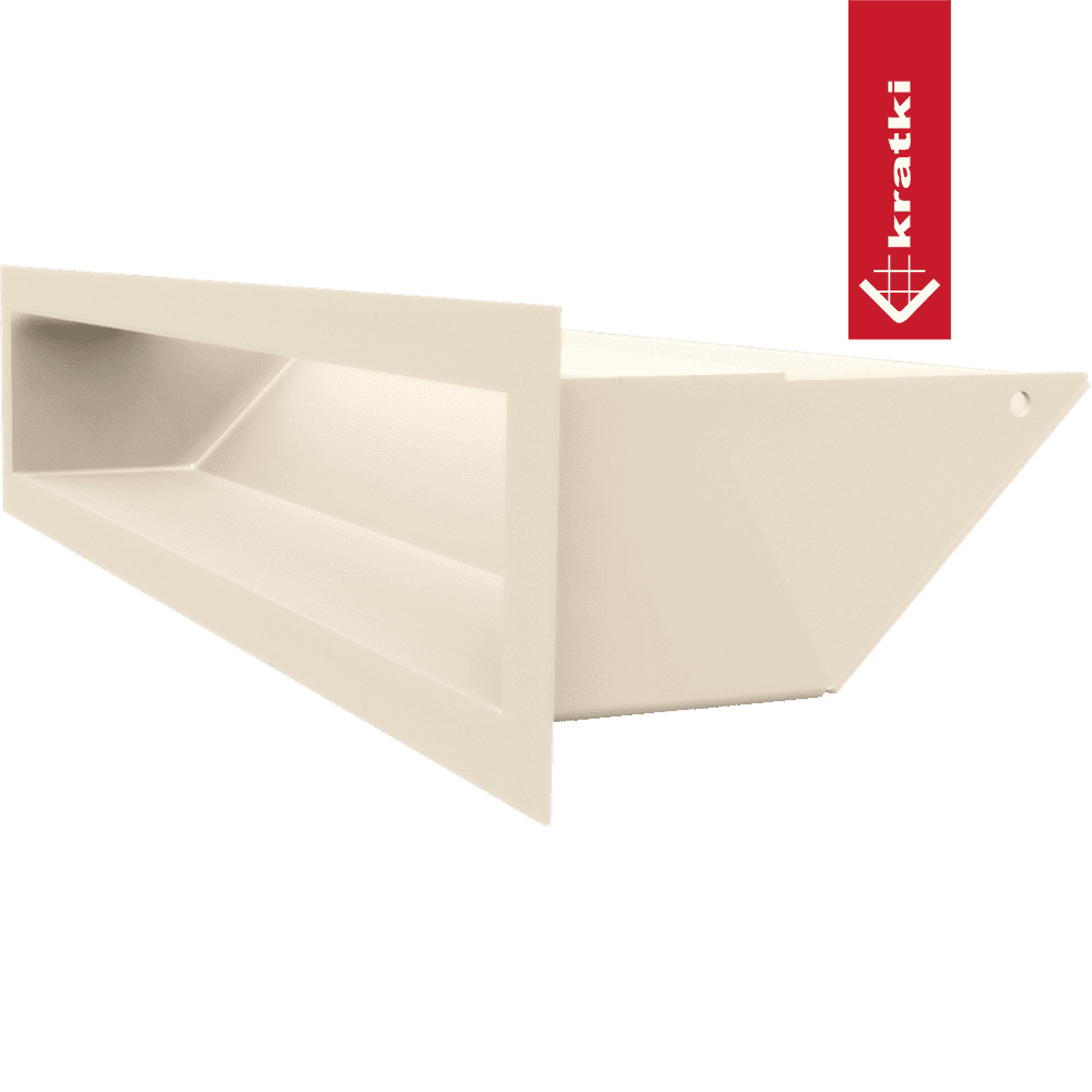 GRELHA VENTILAÇÃO PARA LAREIRA LUFT CREME 9X40CM 45S SF - Image 3