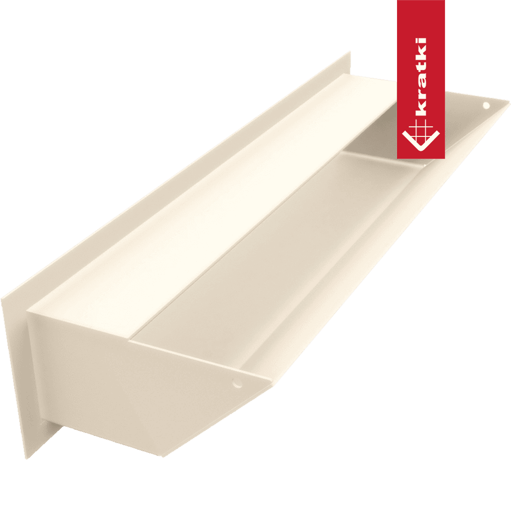 GRELHA VENTILAÇÃO PARA LAREIRA LUFT CREME 9X40CM 45S SF - Image 4