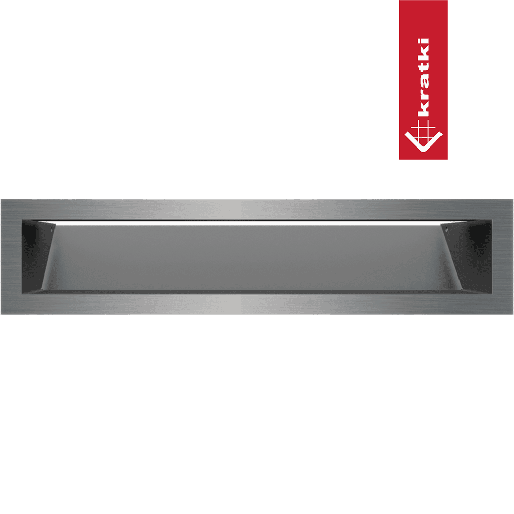 GRELHA VENTILAÇÃO PARA LAREIRA LUFT INOX 9X40CM 45S SF - Image 2