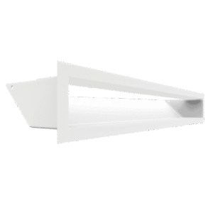 GRELHA VENTILAÇÃO PARA LAREIRA LUFT BRANCA 9X60CM 45S SF