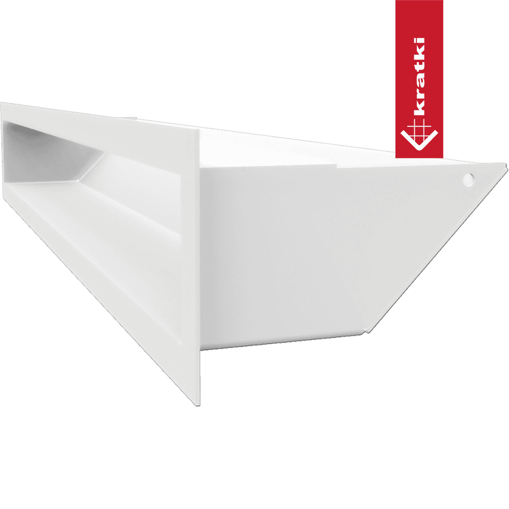 GRELHA VENTILAÇÃO PARA LAREIRA LUFT BRANCA 9X60CM 45S SF - Image 3