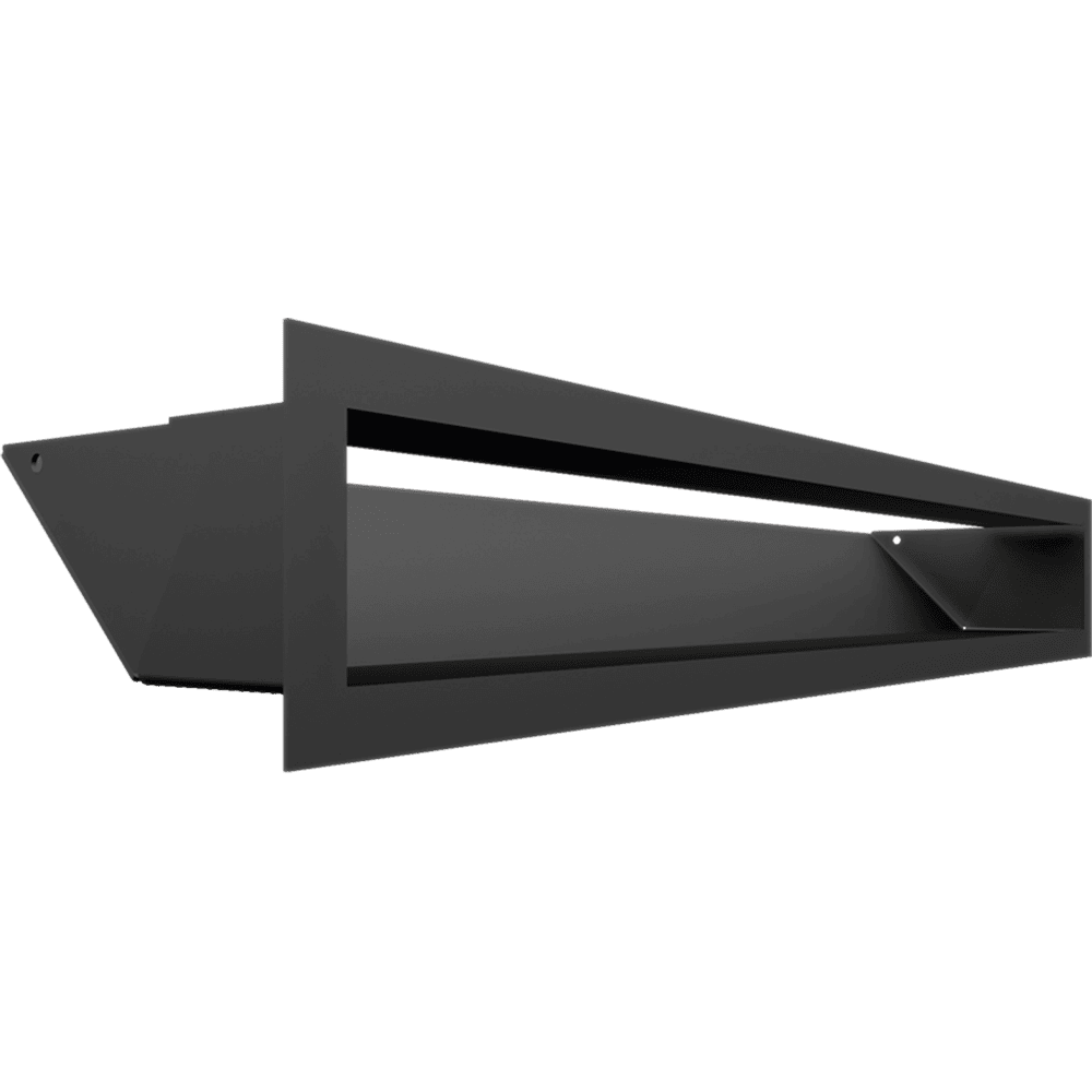 GRELHA VENTILAÇÃO PARA LAREIRA LUFT PRETA 9X60CM 45S SF