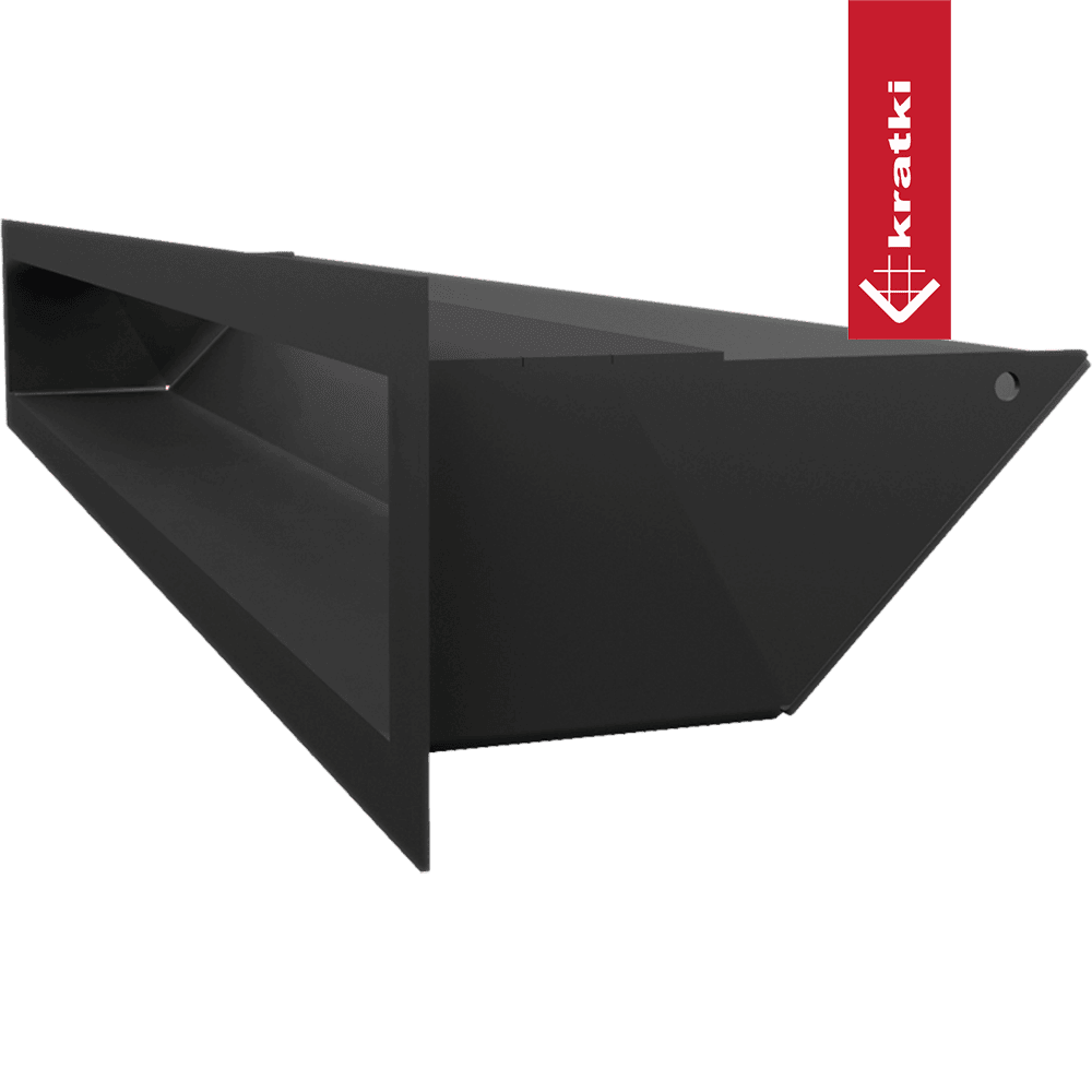 GRELHA VENTILAÇÃO PARA LAREIRA LUFT PRETA 9X60CM 45S SF - Image 3