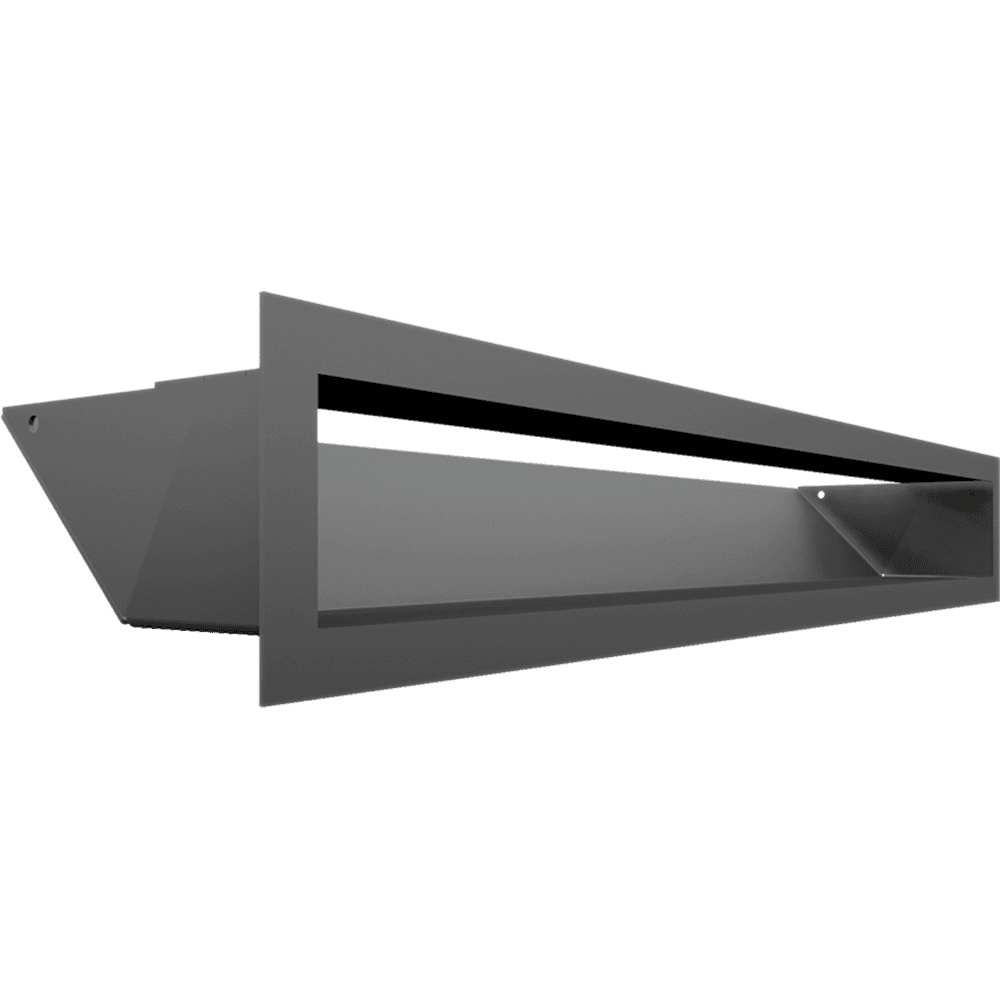 GRELHA VENTILAÇÃO PARA LAREIRA LUFT GRAFITE 9X60CM 45S SF