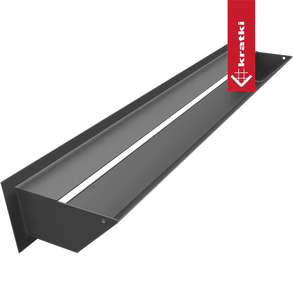 GRELHA VENTILAÇÃO PARA LAREIRA LUFT GRAFITE 9X60CM 45S SF - Image 4