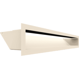 GRELHA VENTILAÇÃO PARA LAREIRA LUFT CREME 9X60CM 45S SF