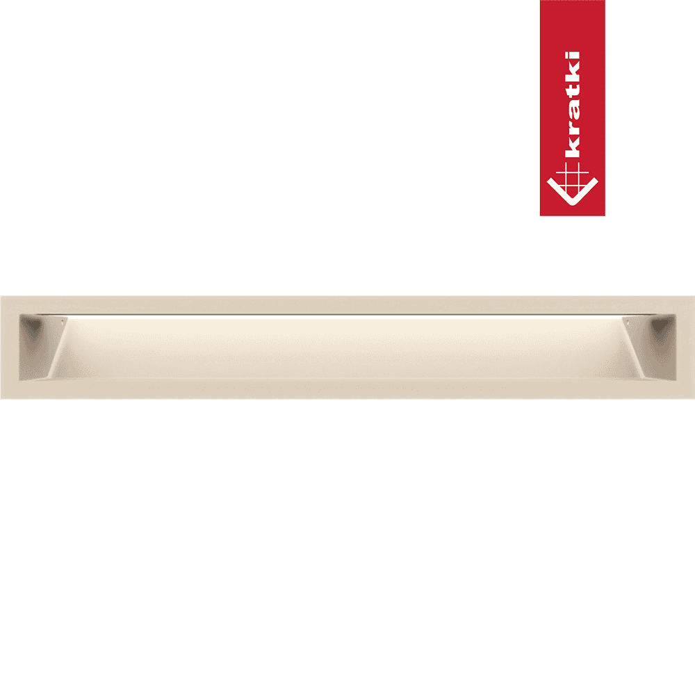 GRELHA VENTILAÇÃO PARA LAREIRA LUFT CREME 9X60CM 45S SF - Image 2