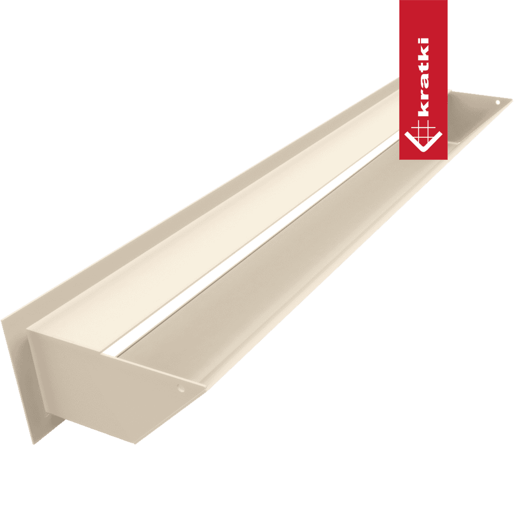 GRELHA VENTILAÇÃO PARA LAREIRA LUFT CREME 9X60CM 45S SF - Image 4