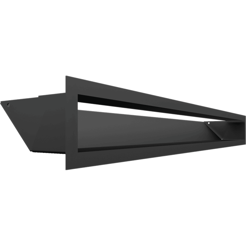 GRELHA VENTILAÇÃO PARA LAREIRA LUFT PRETA 9X80CM 45S SF