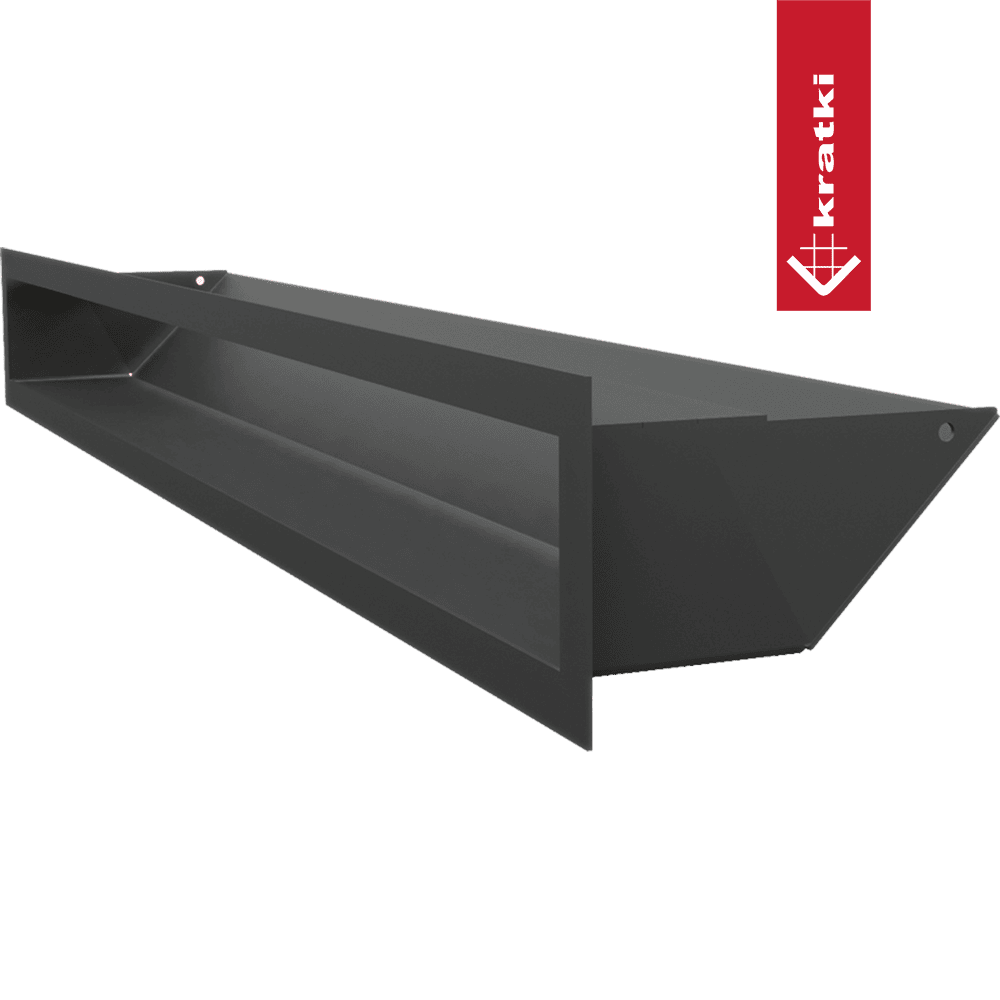 GRELHA VENTILAÇÃO PARA LAREIRA LUFT PRETA 9X80CM 45S SF - Image 3