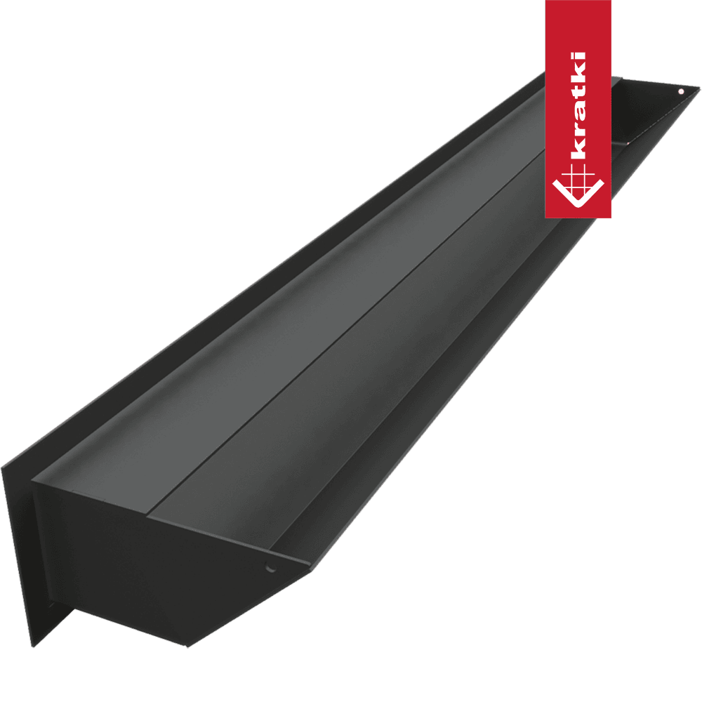 GRELHA VENTILAÇÃO PARA LAREIRA LUFT PRETA 9X80CM 45S SF - Image 4