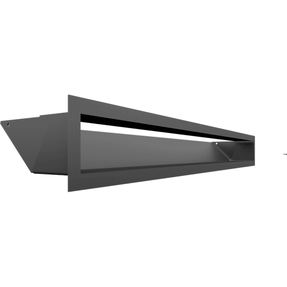 GRELHA VENTILAÇÃO PARA LAREIRA LUFT GRAFITE 9X80CM 45S SF