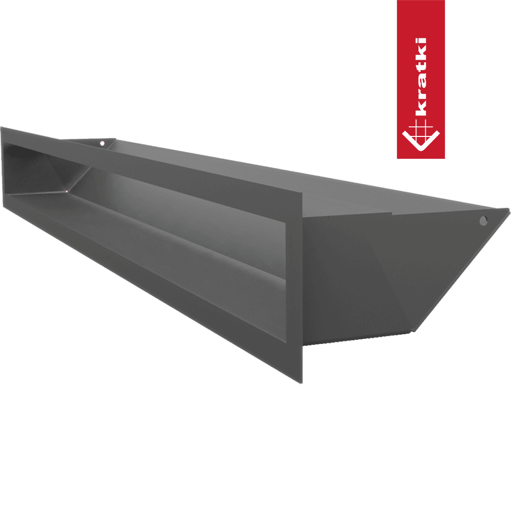 GRELHA VENTILAÇÃO PARA LAREIRA LUFT GRAFITE 9X80CM 45S SF - Image 3