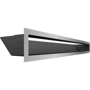 GRELHA VENTILAÇÃO PARA LAREIRA LUFT INOX 9X80CM 45S SF