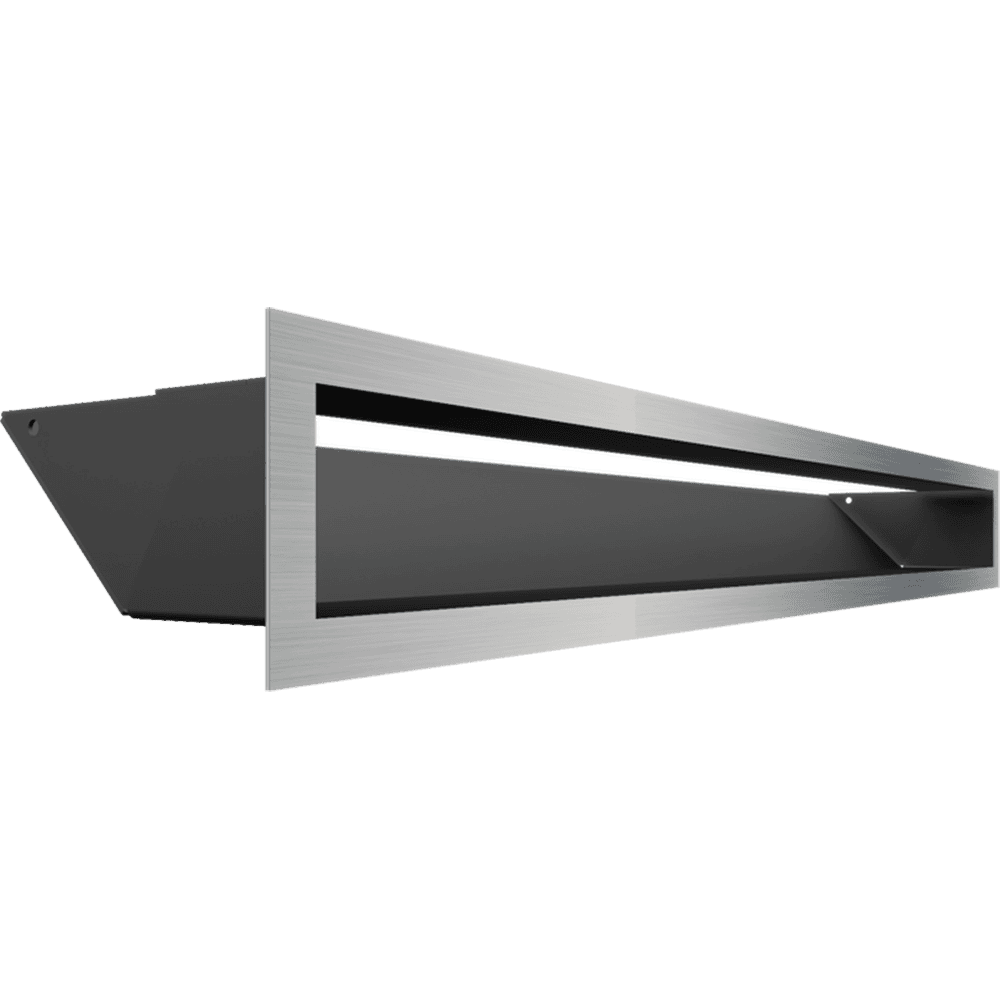 GRELHA VENTILAÇÃO PARA LAREIRA LUFT INOX 9X80CM 45S SF