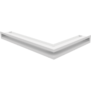 GRELHA PARA LAREIRA LUFT CANTO BRANCA 60X40X6CM 45S NL SF