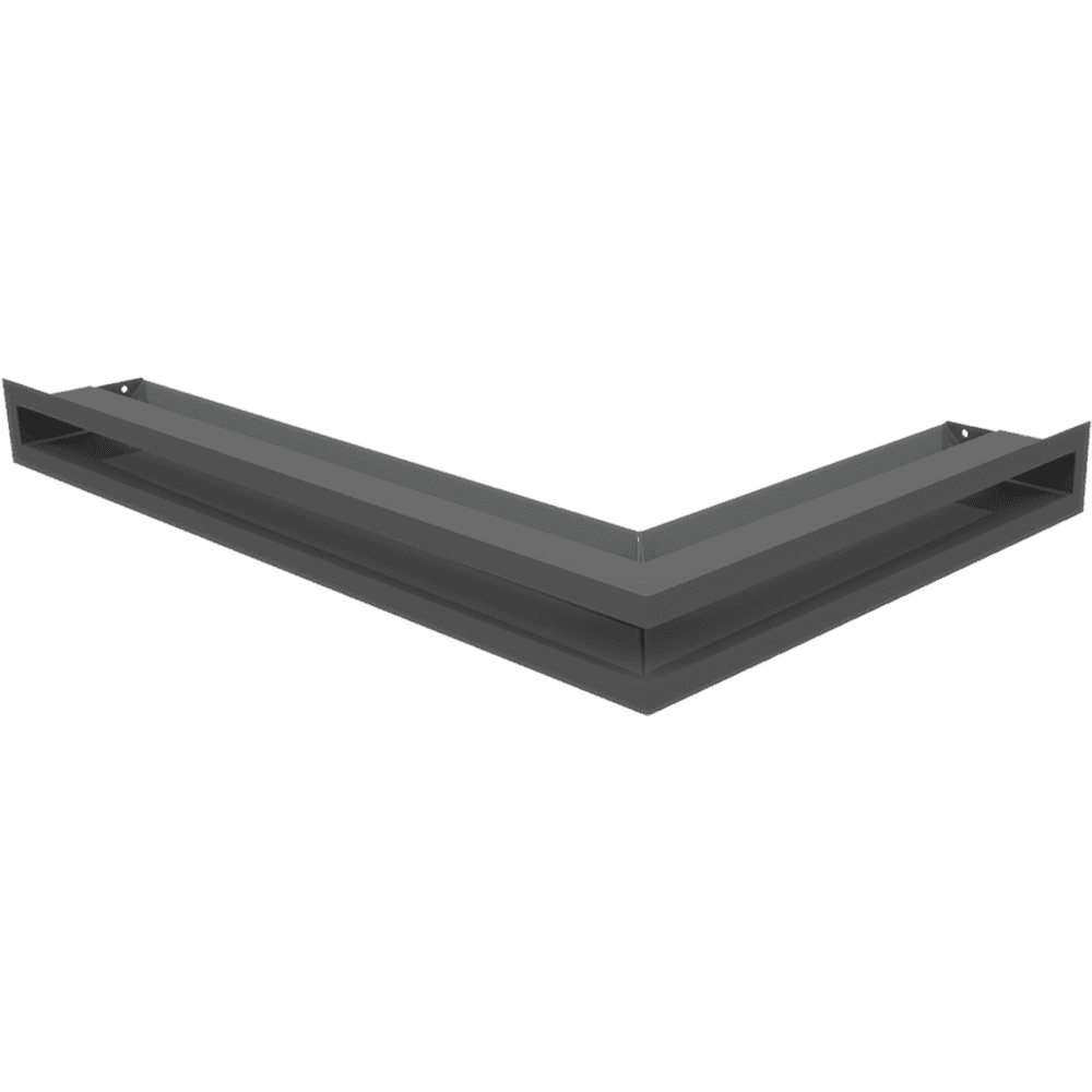 GRELHA PARA LAREIRA LUFT CANTO GRAFITE 60X40X6CM 45S NL SF