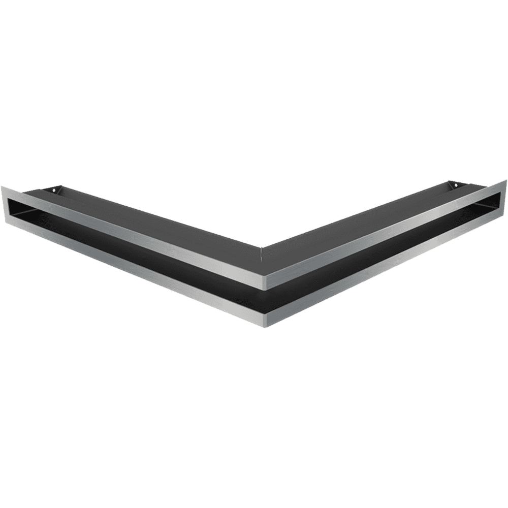 GRELHA PARA LAREIRA LUFT CANTO INOX 56X56X6CM 45S NS SF