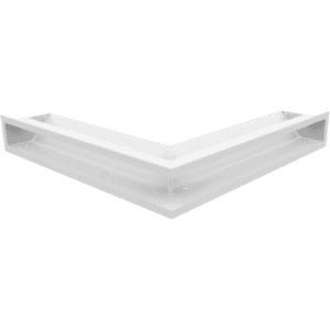 GRELHA PARA LAREIRA LUFT CANTO BRANCA 56X56X9CM 45S NS SF