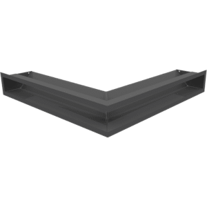 GRELHA PARA LAREIRA LUFT CANTO GRAFITE 56X56X9CM 45S NS SF