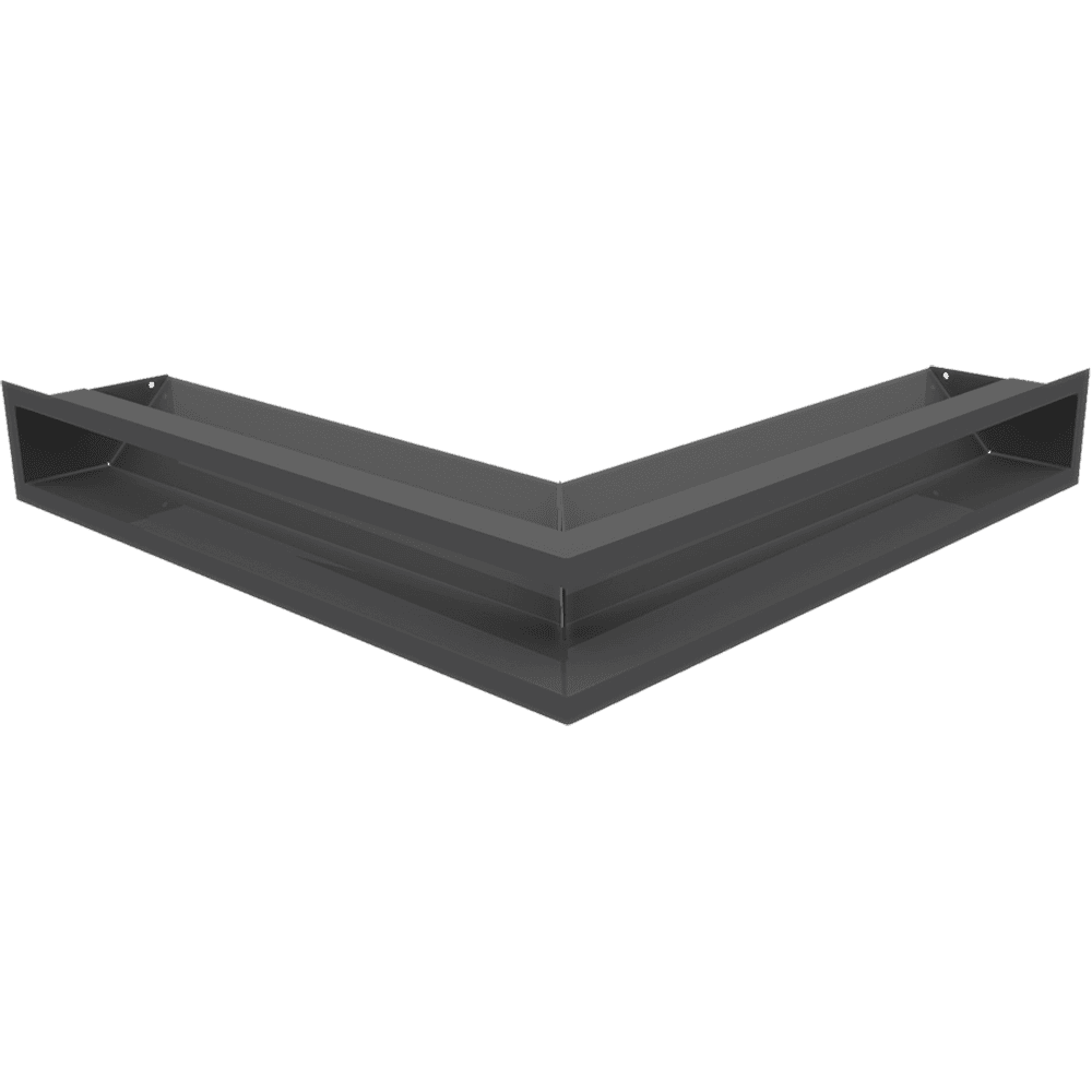 GRELHA PARA LAREIRA LUFT CANTO GRAFITE 56X56X9CM 45S NS SF