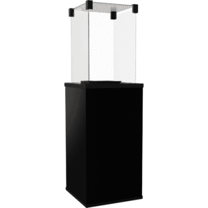 AQUECEDOR GÁS GP MANUAL KRATKI PATIO MINI 37MBAR NERO ASSOLUTO