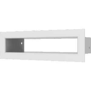 GRELHA DE VENTILAÇÃO PARA LAREIRA TUNEL BRANCA 6X20CM