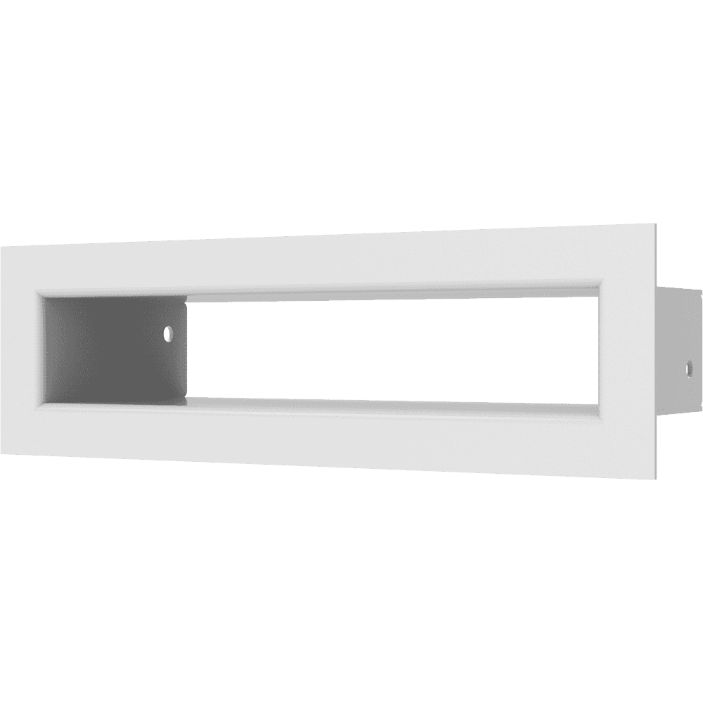GRELHA DE VENTILAÇÃO PARA LAREIRA TUNEL BRANCA 6X20CM