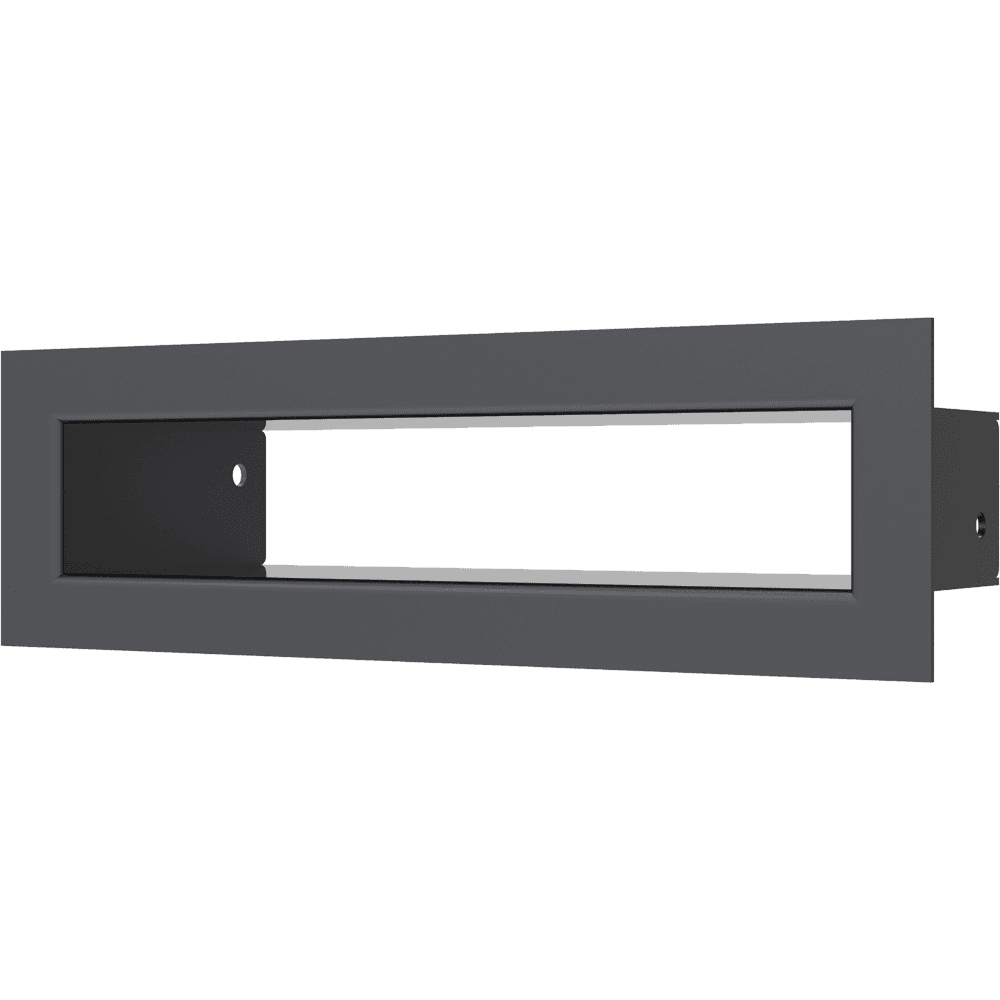 GRELHA DE VENTILAÇÃO PARA LAREIRA TUNEL GRAFITE 6X20CM