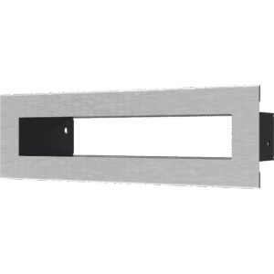 GRELHA DE VENTILAÇÃO PARA LAREIRA TUNEL INOX 6X20CM