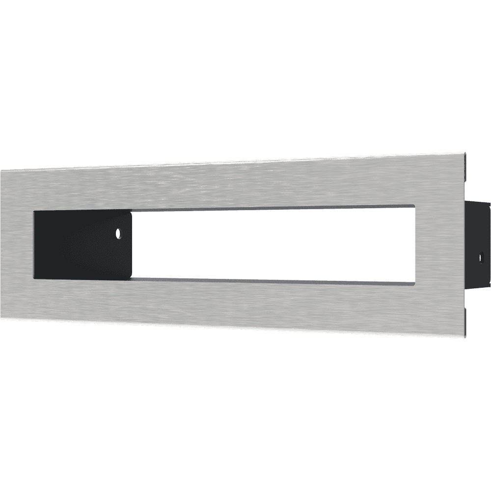 GRELHA DE VENTILAÇÃO PARA LAREIRA TUNEL INOX 6X20CM