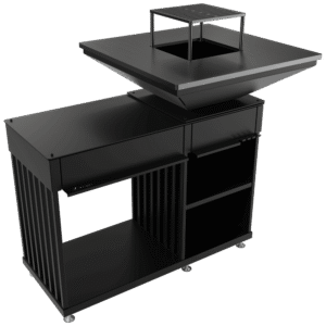 BARBEQUE JARDIM LENHA KRATKI QUADRUM H