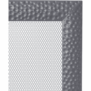 GRELHA VENTILAÇÃO DECOR VENUS GRAFITE 22X22CM