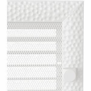 GRELHA VENTILAÇÃO DECOR COM PERSIANA VENUS BRANCA 17X49CM
