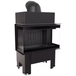 RECUPERADOR LENHA AR 3 FACES KRATKI NBC BSL 680/280 PRETO Ø160 7KW