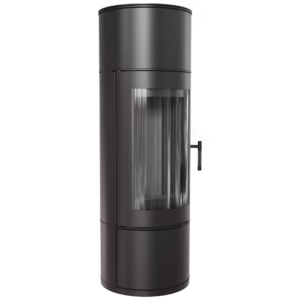 SALAMANDRA LENHA KRATKI ANTARES PRETO Ø150 10KW
