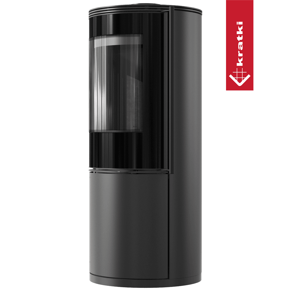 SALAMANDRA LENHA KRATKI SVEN PRETO Ø150 7KW - Image 4