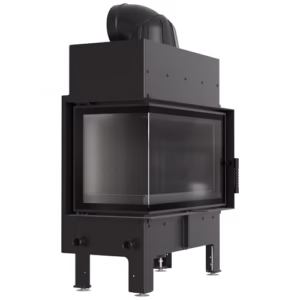 RECUPERADOR LENHA CANTO DIREITO KRATKI FLOKI M PRETO Ø200 10KW