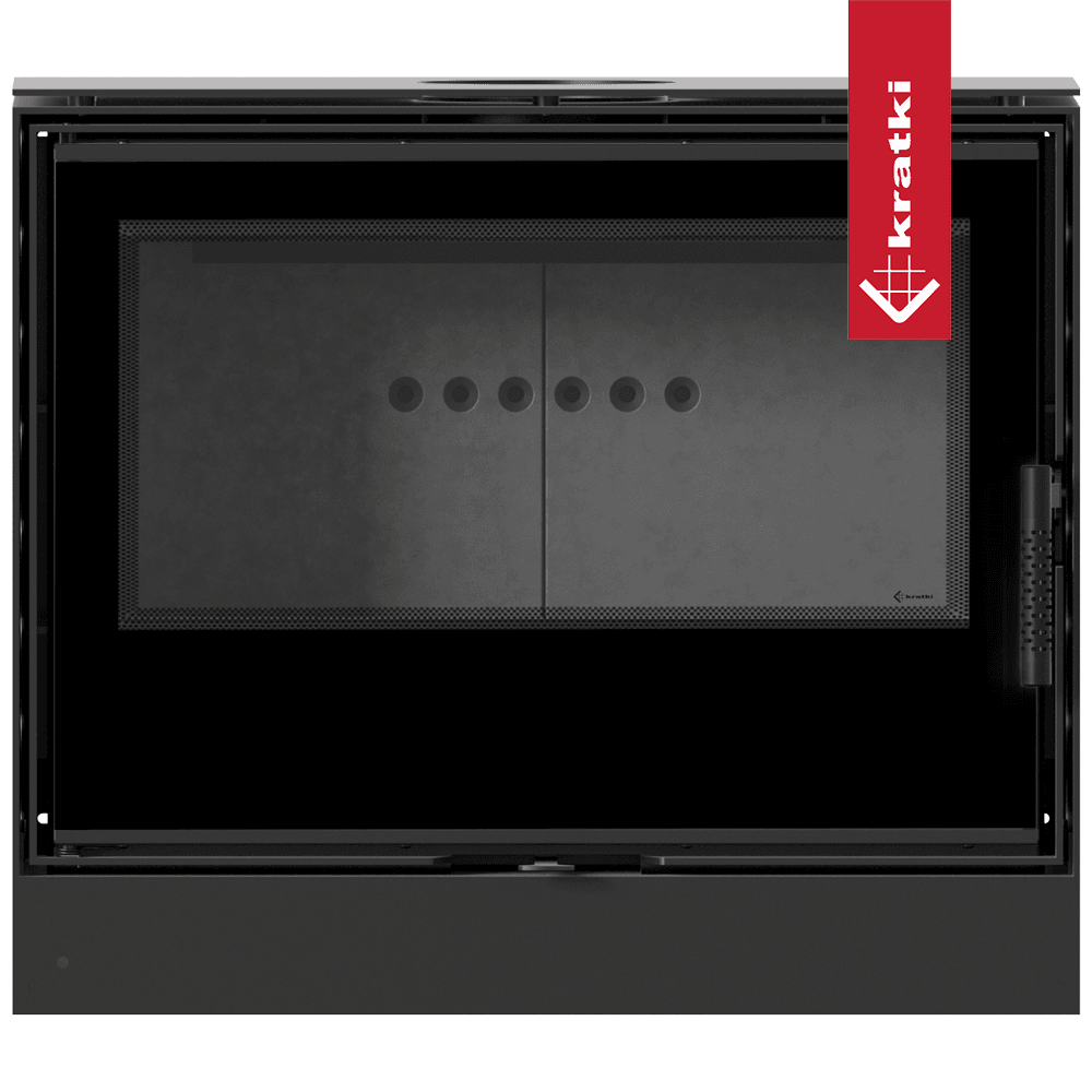 RECUPERADOR LENHA MODULAR KRATKI KARI 80 PRETO Ø180 12KW