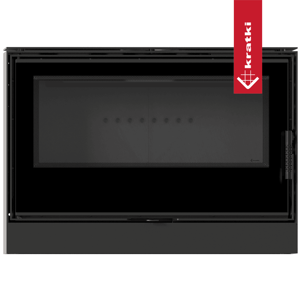 RECUPERADOR LENHA MODULAR KRATKI KARI 95 PRETO Ø180 14KW