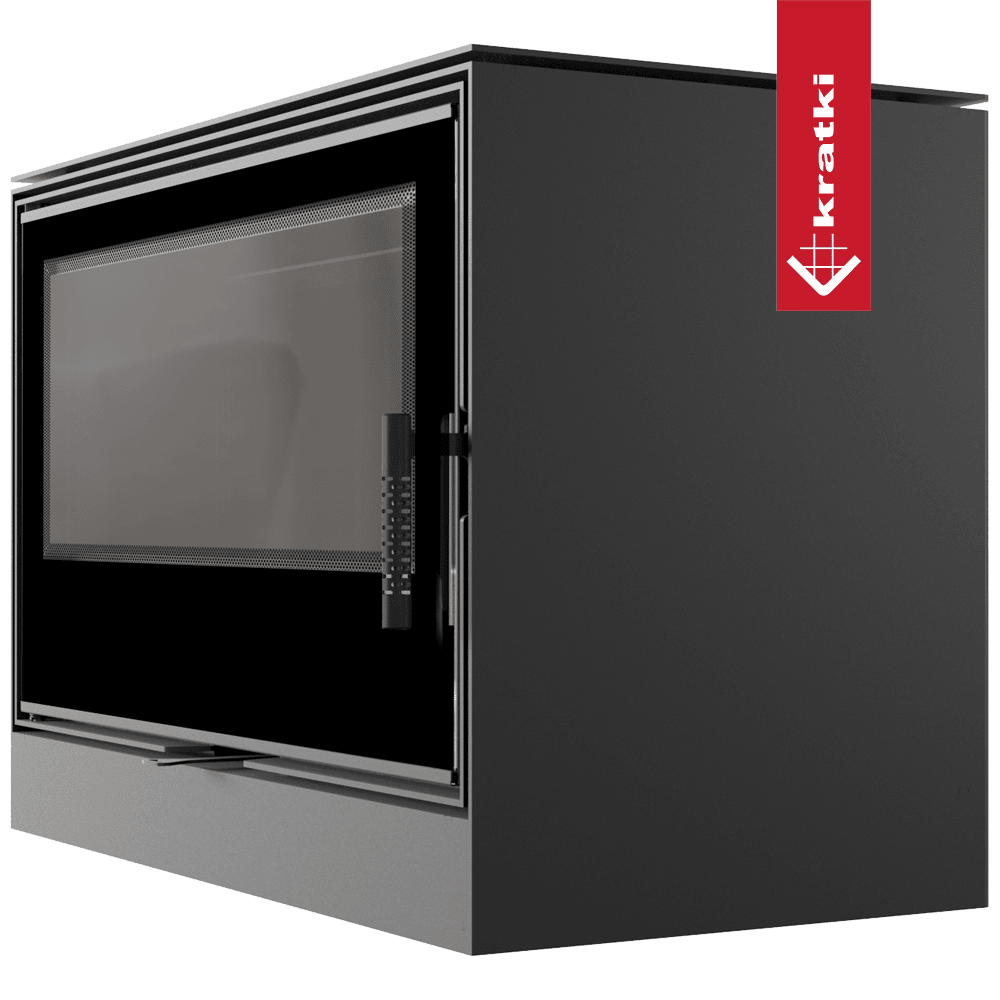 RECUPERADOR LENHA MODULAR KRATKI KARI 95 PRETO Ø180 14KW - Image 2