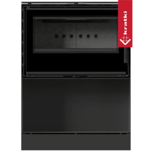 RECUPERADOR LENHA MODULAR KRATKI KARI 70 W PRETO Ø150 8KW COM BASE