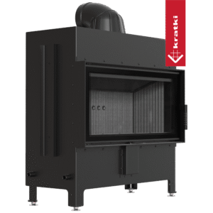 RECUPERADOR LENHA AR KRATKI LUCY 16 NEW PRETO Ø200 16KW
