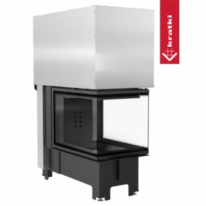 RECUPERADOR LENHA AR 3 FACES KRATKI NBU 500/700 PRETO Ø200 11KW