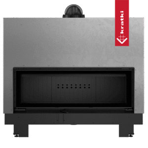 RECUPERADOR LENHA AR KRATKI MB120 PRETO G Ø200 20 KW