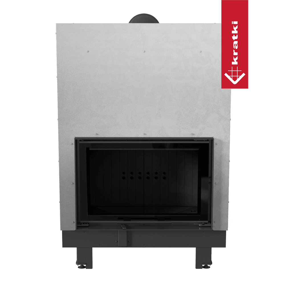RECUPERADOR LENHA AR GUILHOTINA KRATKI MBO PRETO G Ø200 15KW - Image 2