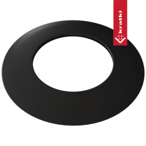 KRATKI ACESSÓRIO ESPELHO AÇO PRETO 150 0.6MM